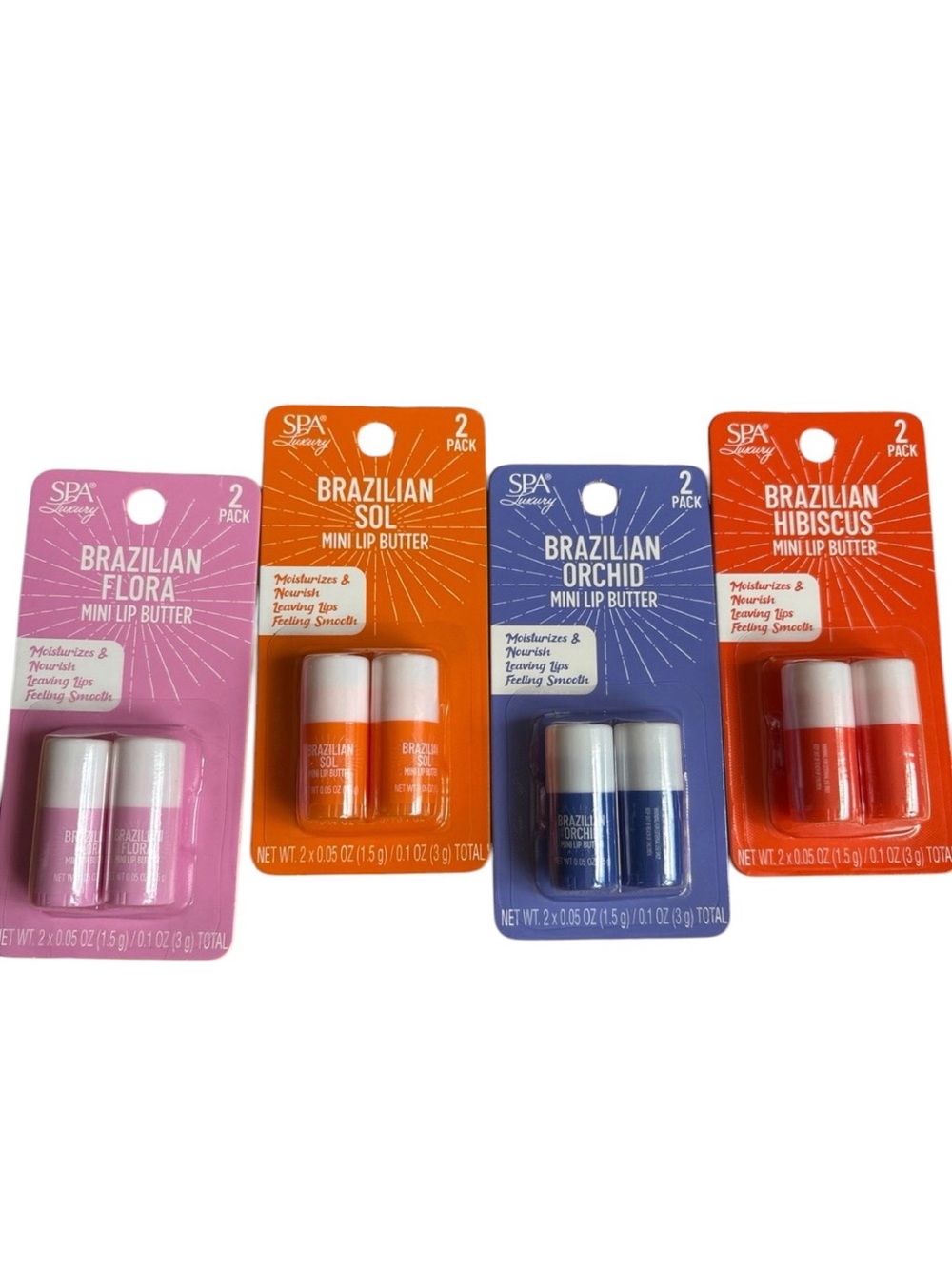 Spa Luxury Brazilian Mini Lip Butter Bundle Set
